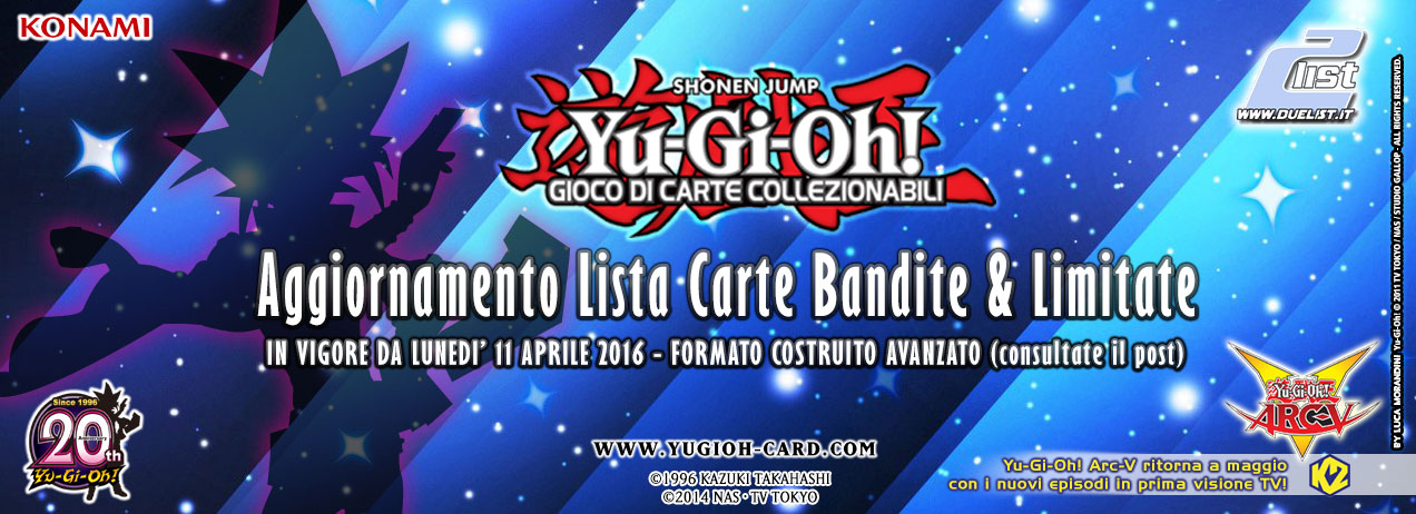 Lista Carte Bandite Yu Gi Oh