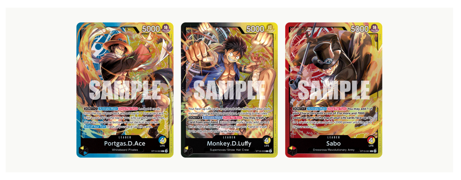 One Piece Card Game - Promo Booster Pack "The Three Brothers" Saikyo Jump [JAP] | I Nerdini - Foto 2