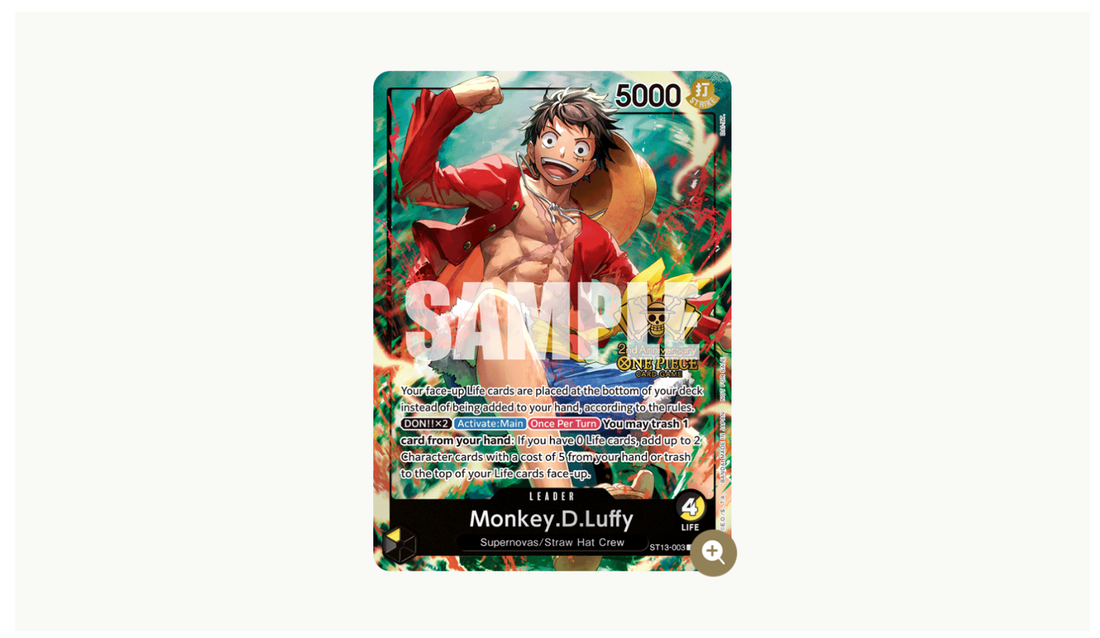onepiece-cardgame.it - One Piece 2nd Anniversary Tournament