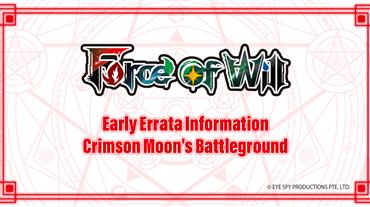 Errata di Crimson Moon's Battleground